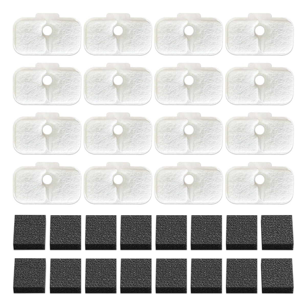 Generic cat fountain filter plwf105 close-up shows multi-layer filtration for clean water