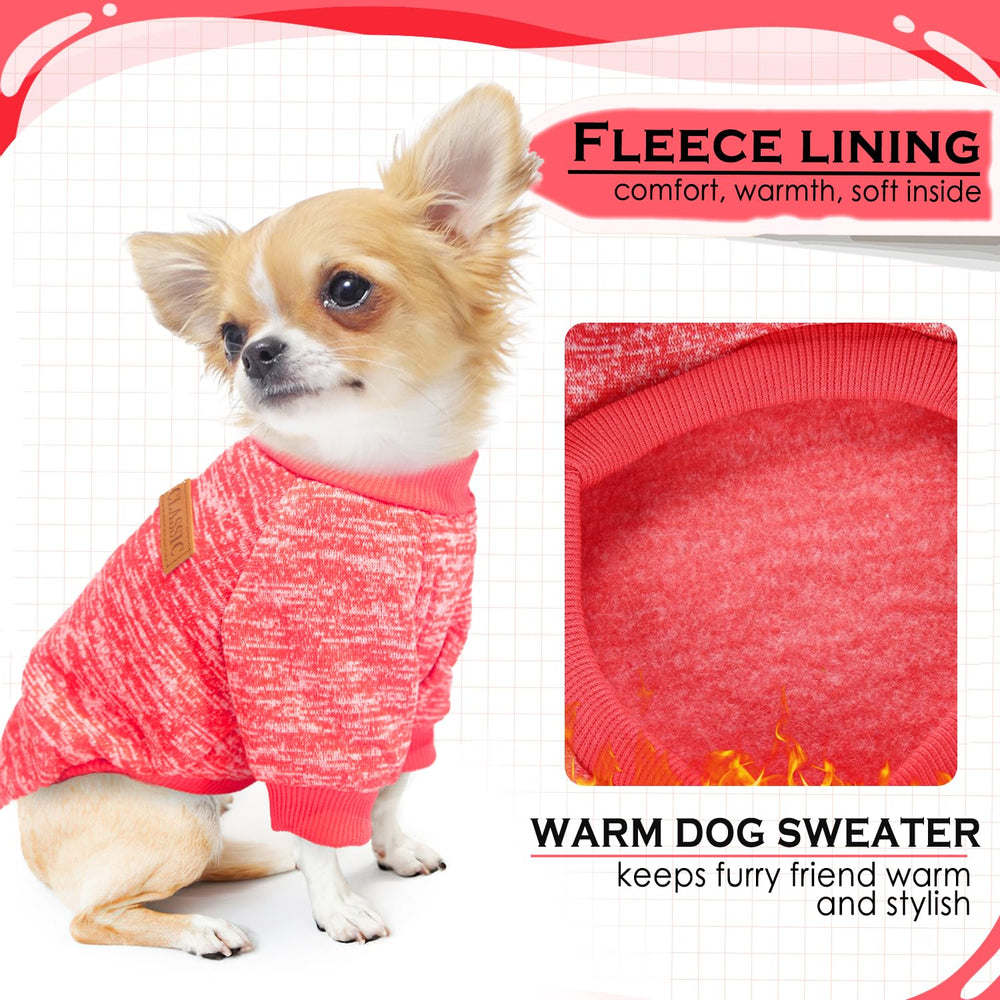 Generic dog sweater knit pattern closeup highlighting soft fleece texture.