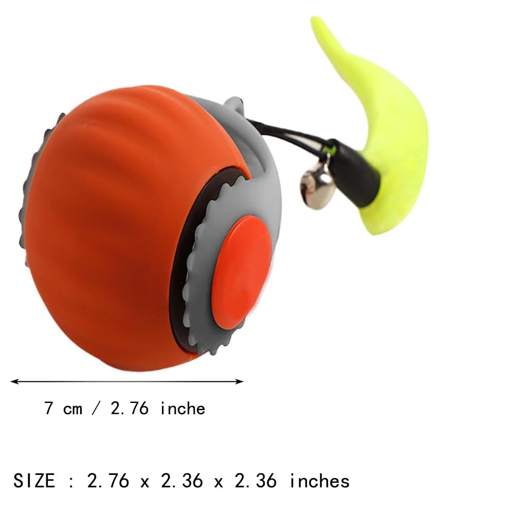 Generic silicone ABS material - action shot of toy rolling for long-lasting play.