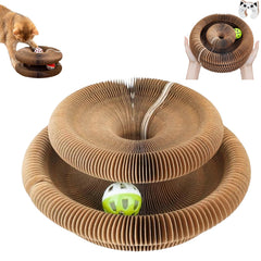 Generic Kitty Kurlz cat toy foldable organ board for interactive scratching and play