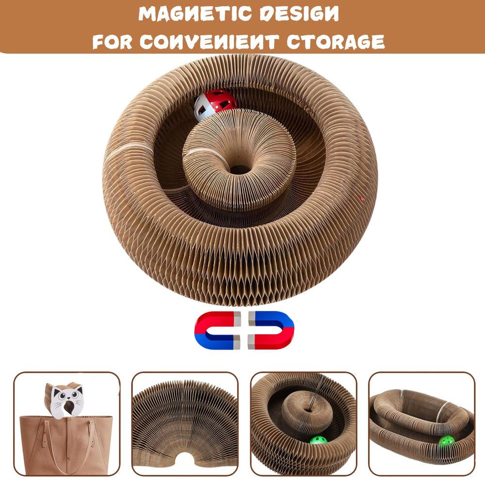 Generic Kitty Kurlz cat toy home-protecting scratcher keeps furniture safe