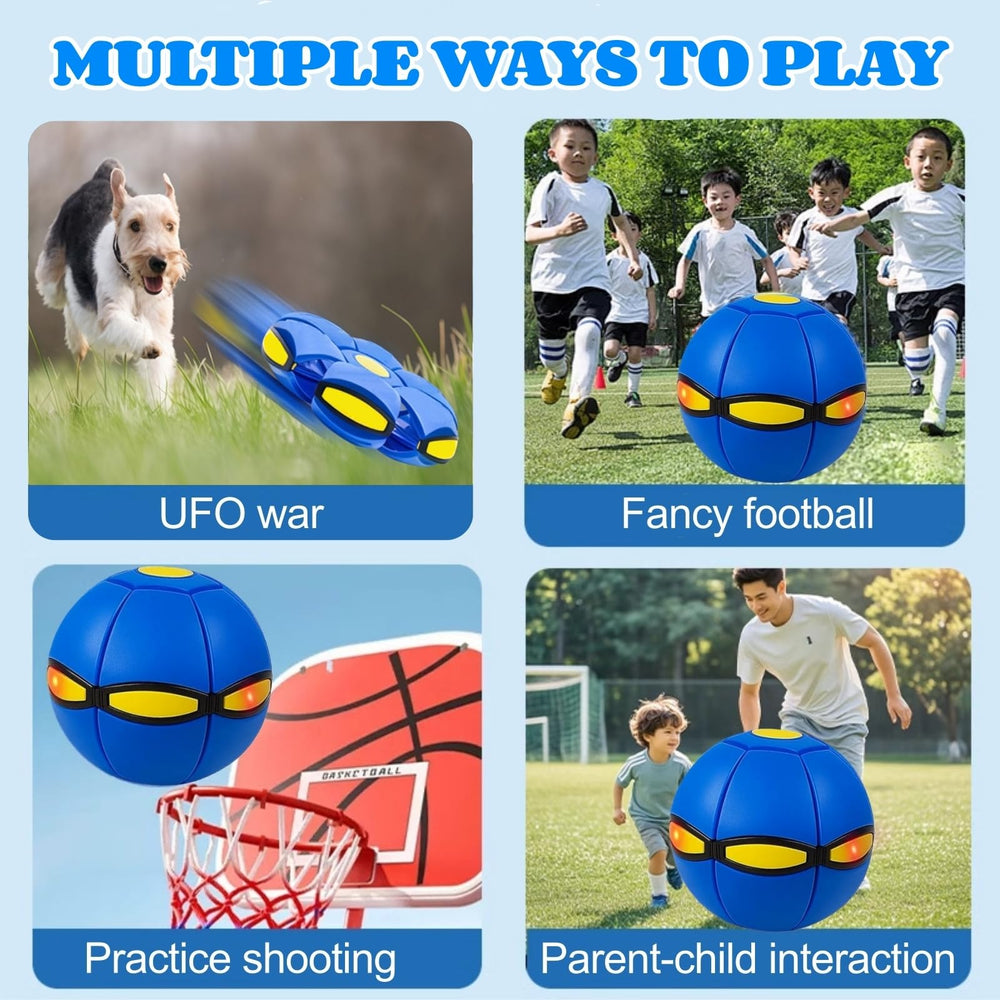 Generic Magic Ball parent-child interactive blue toy for shared play