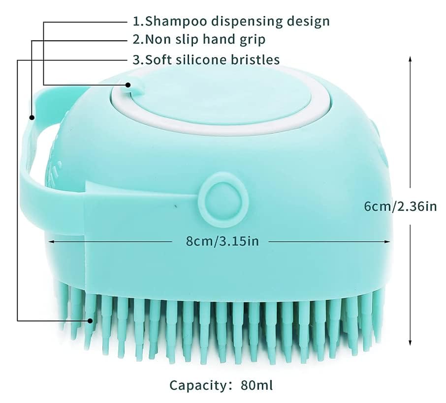 Generic Pet Bath Massage Brush cat-bath-use suitable for cats' sensitive skin