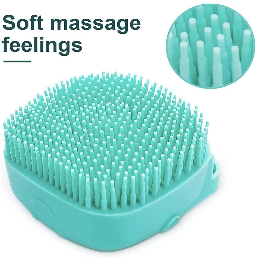 Generic Pet Bath Massage Brush non-slip-grip ensures secure bathing