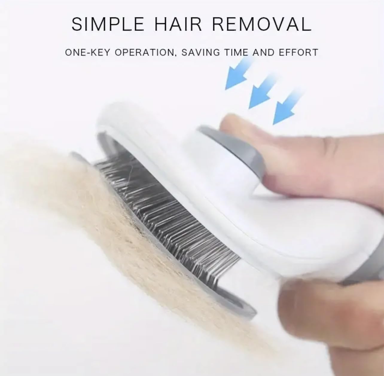 Generic Pet Grooming Brush cat coat safety ensures gentle brushing on sensitive skin.