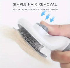 Generic Pet Grooming Brush cat coat safety ensures gentle brushing on sensitive skin.