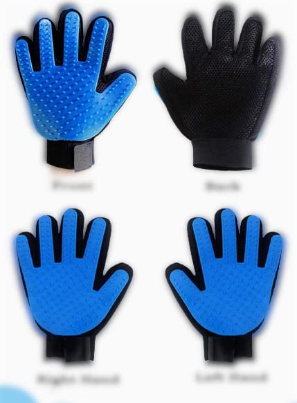 Generic Pet Grooming Glove soft silicone tips support pet-skin friendly grooming.