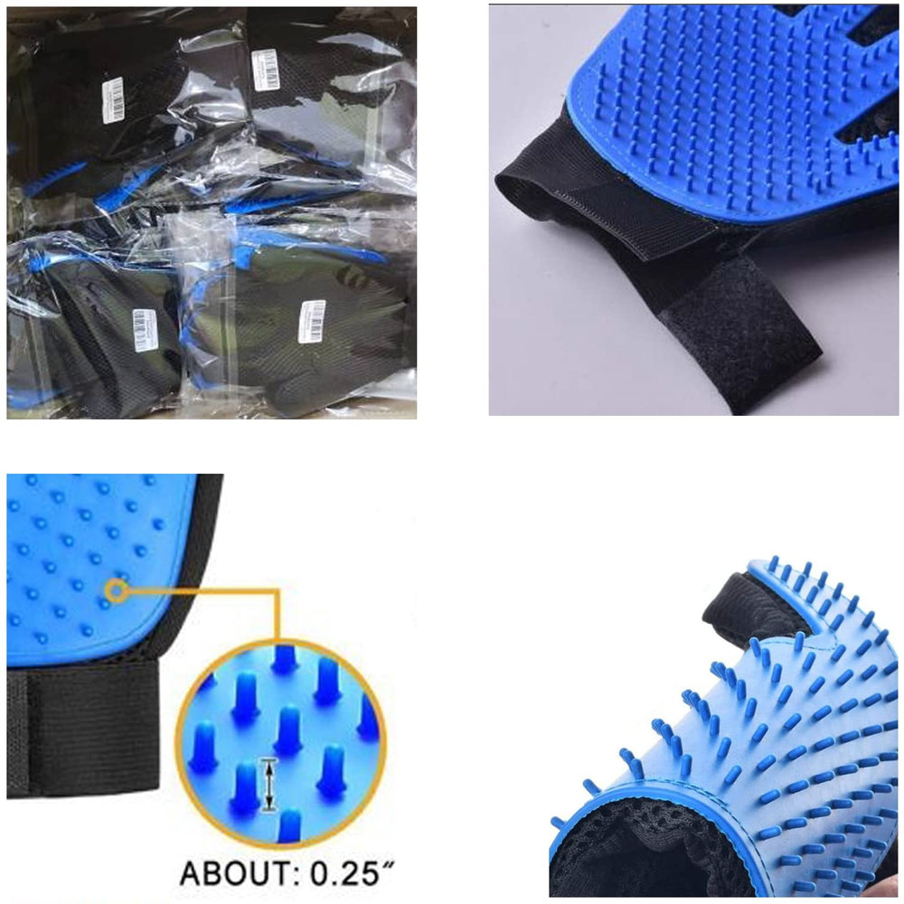 Generic Pet Grooming Glove multi-role bathing feature demonstrated during bath.