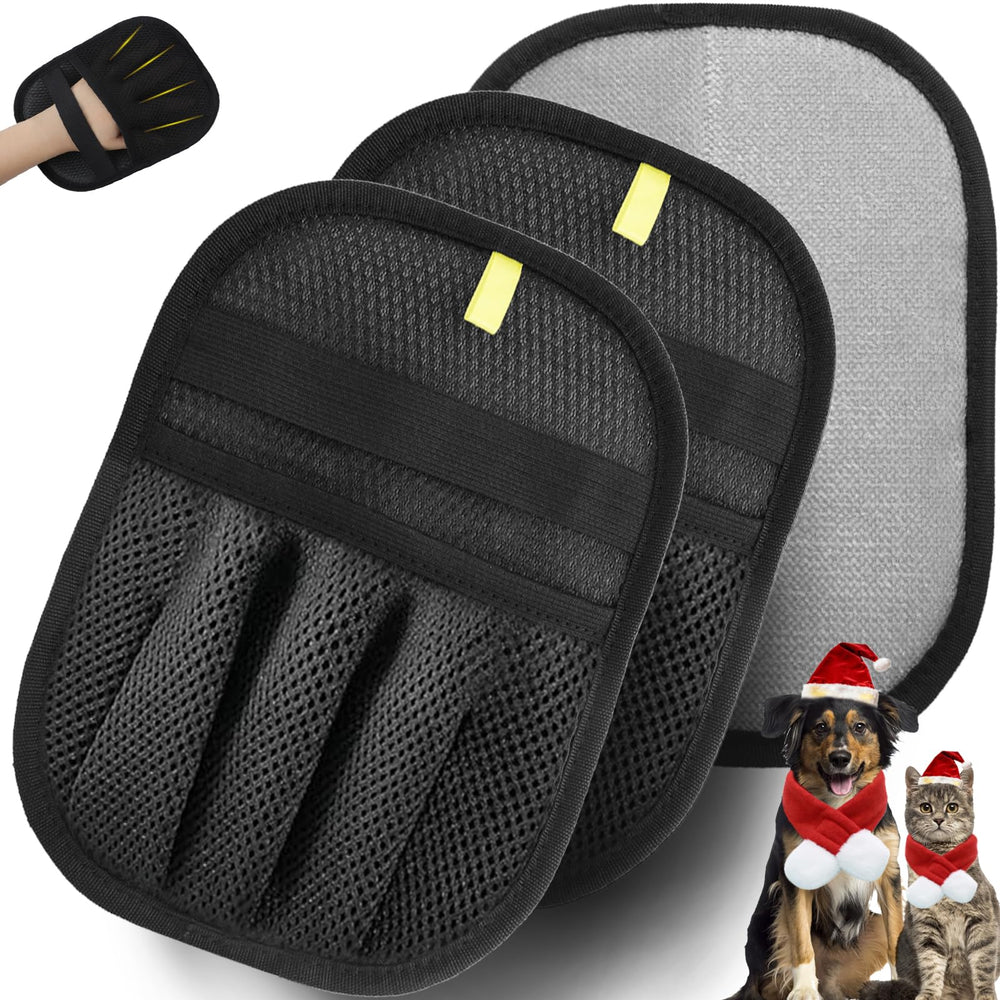 Generic pet hair removal glove five-finger design for faster cleanup.