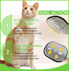 Generic pet hair removal gloves fabric lint on clothes demonstration for quick wardrobe refresh.