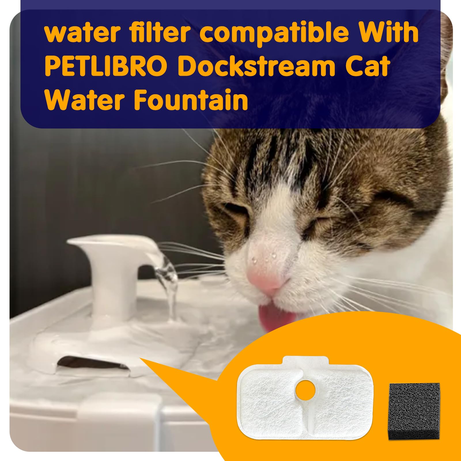 Generic quiet hydration fountain usage encourages fresh water for pets