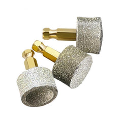 Generic replacement head demonstrates compatibility with most grinders for flexible paw care.