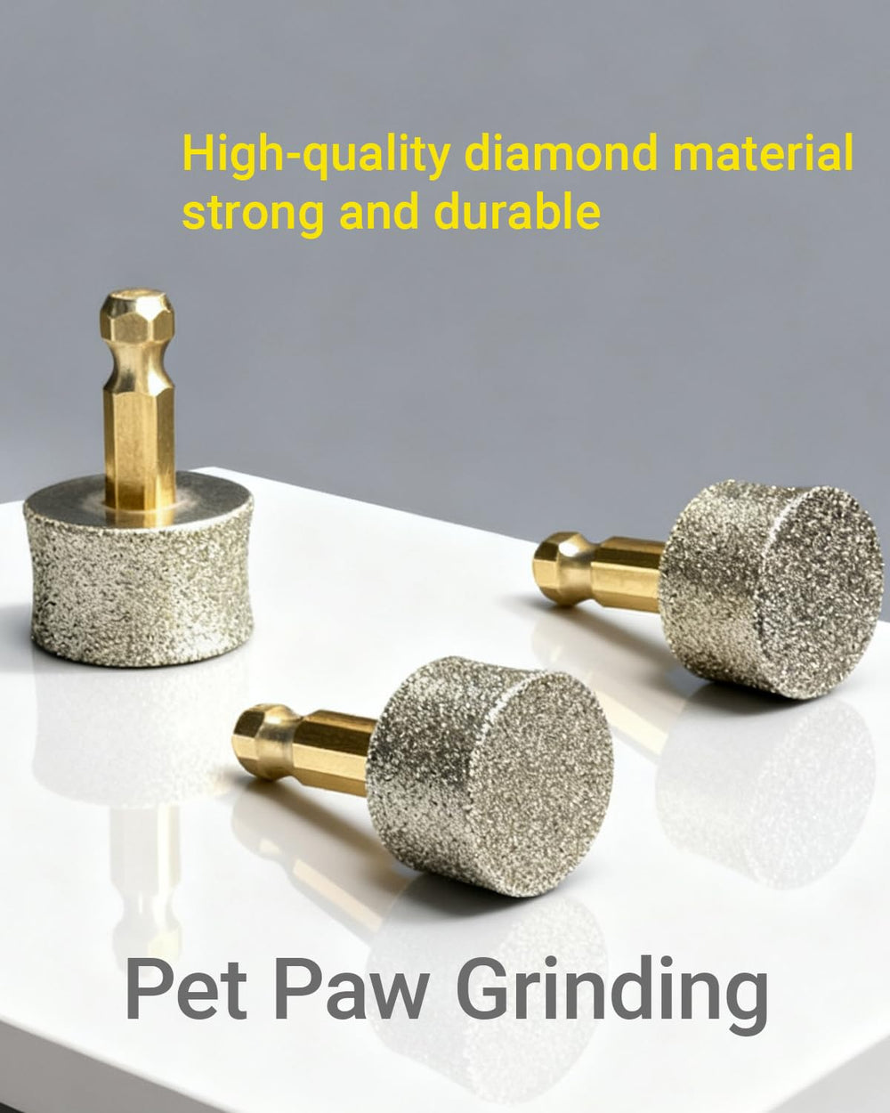 Generic safe-leading-bit design ensures secure installation during grinding.