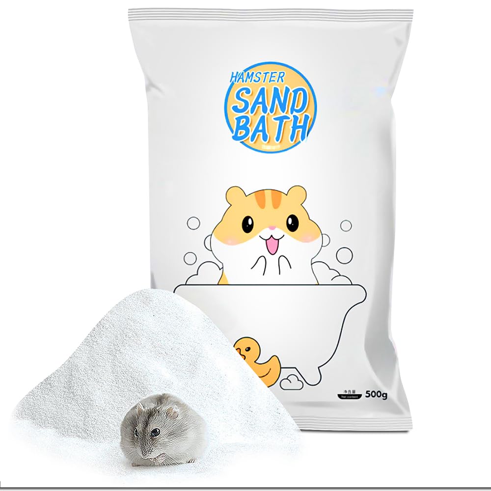 Generic hamsters-odor-control-sand image demonstrates easy cage upkeep