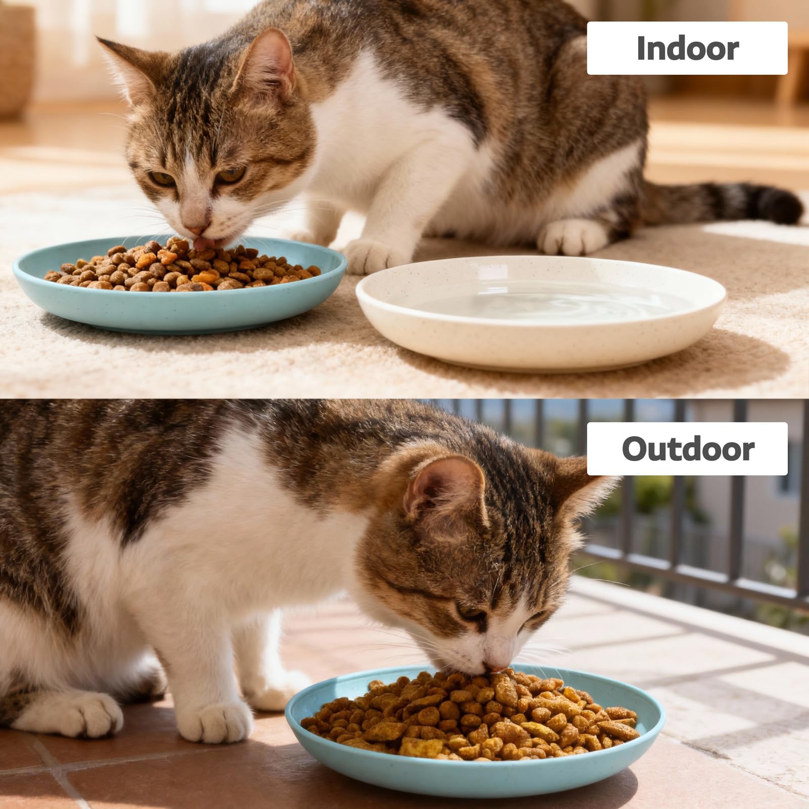 GENLGE stackable bowls save space in kitchen or pantry.