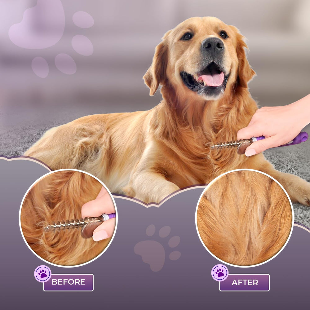 GENPEPADO soft TPR ergonomic non-slip handle for comfortable grooming