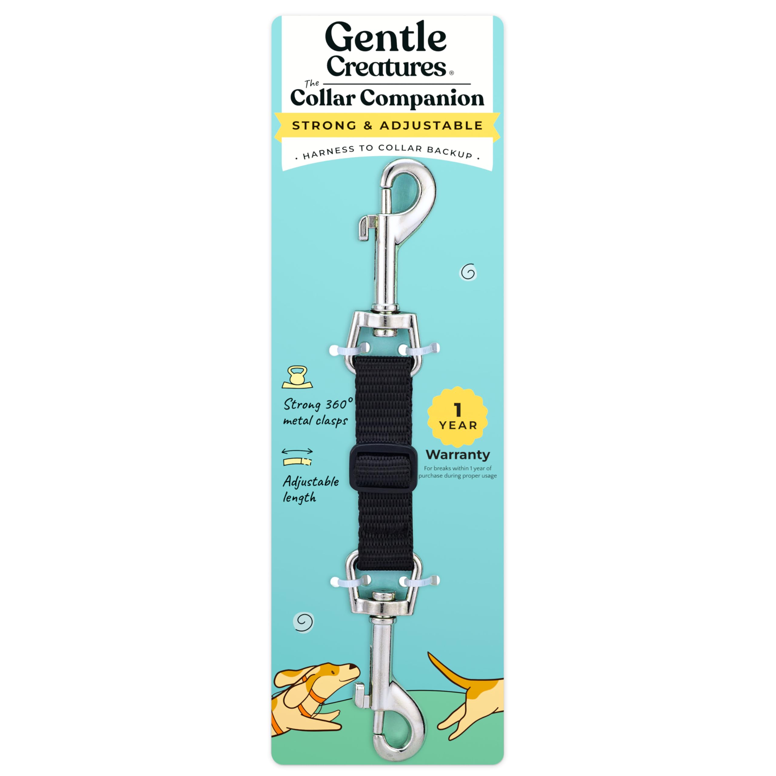 Gentle Creatures Collar Companion adjustable length for safer walks