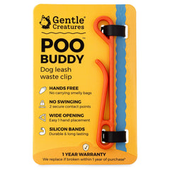 Gentle Creatures Poo Buddy dual contact points keep it steady on the leash.