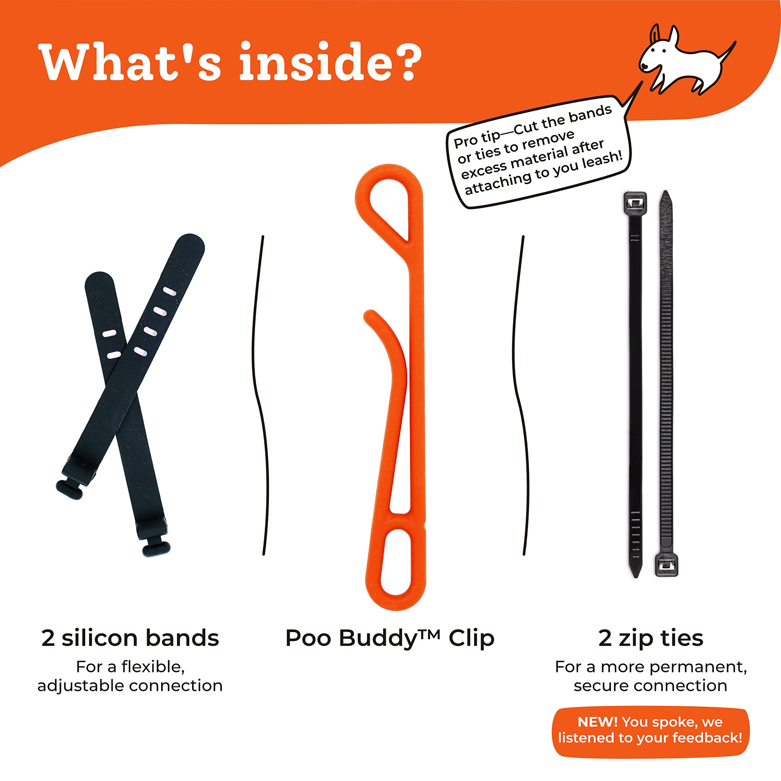 Gentle Creatures Poo Buddy comes with a one-year warranty for peace of mind.