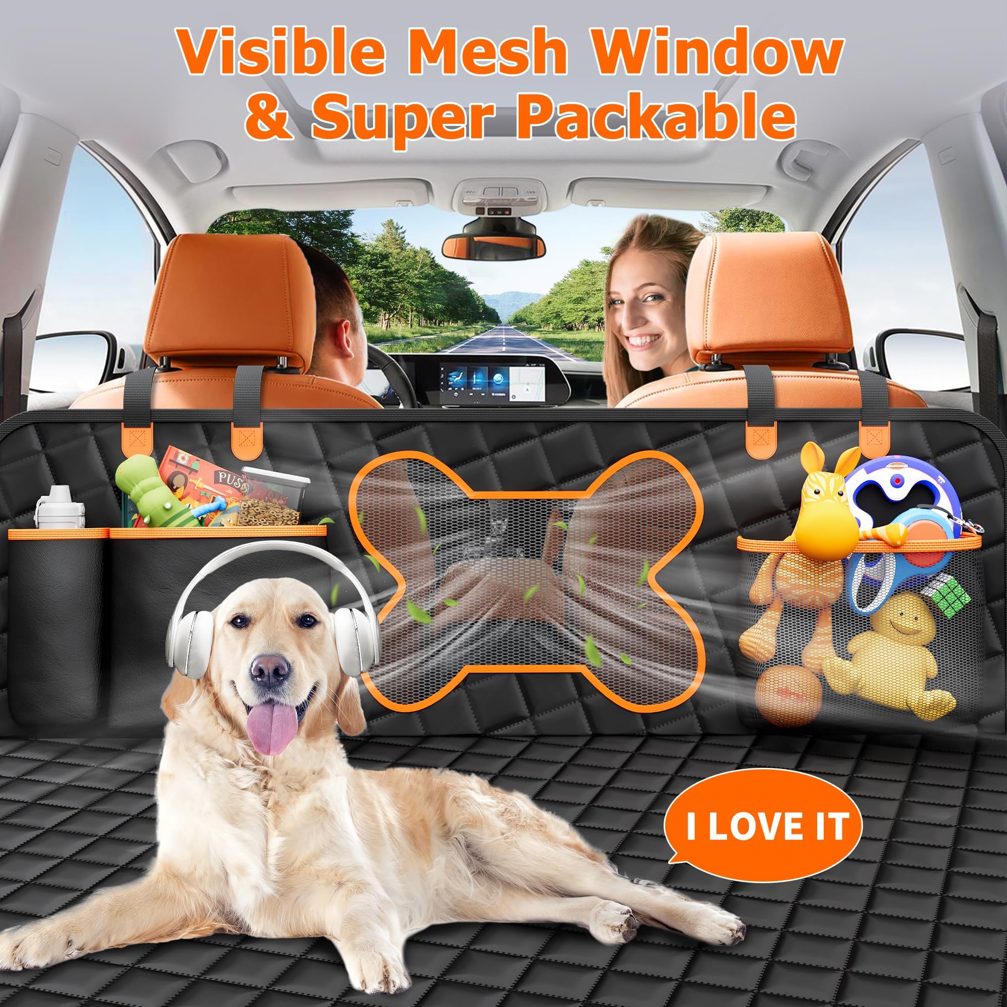 Geotick waterproof and scratch-resistant fabric on seat cover