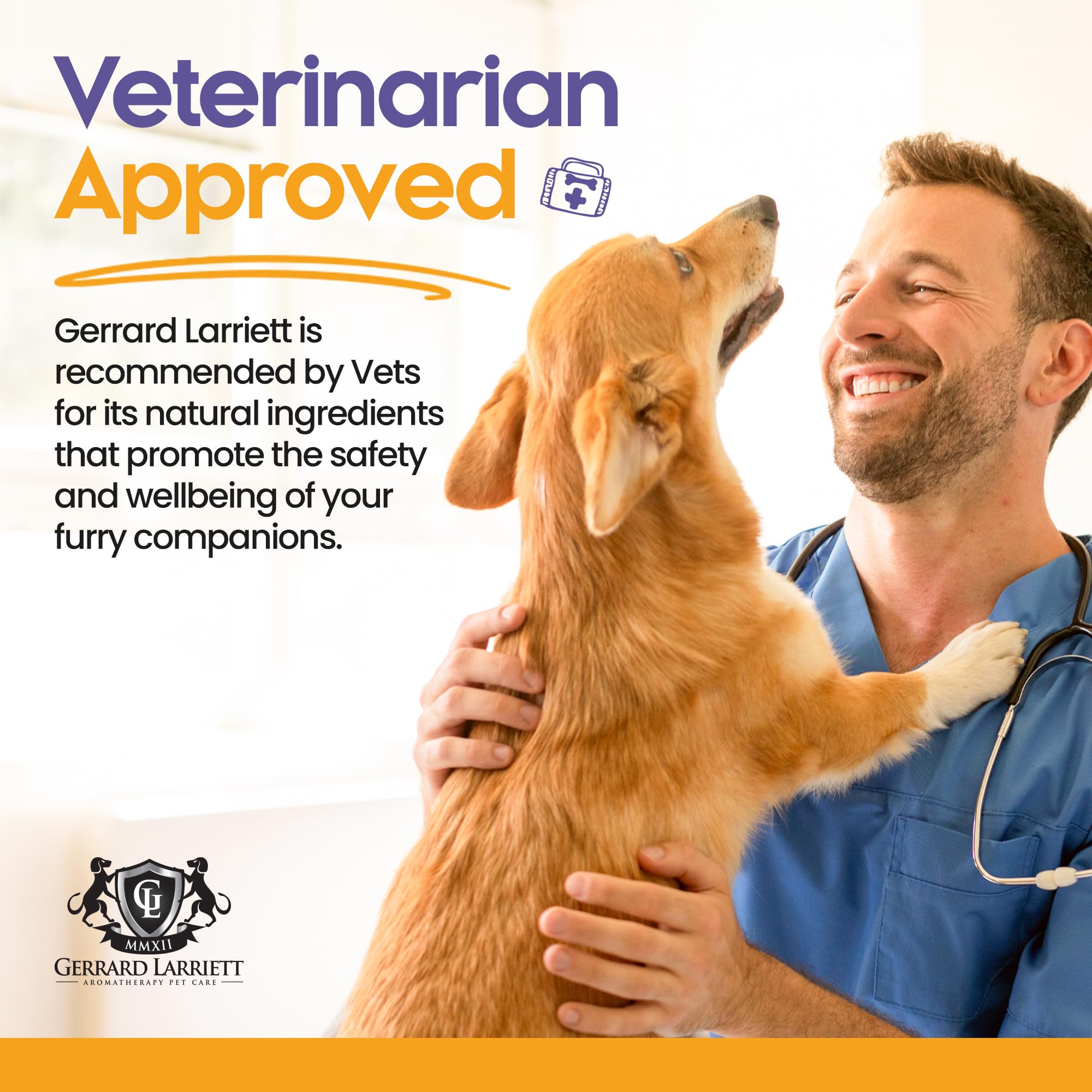Gerrard Larriett cruelty-free alcohol-free formula for dogs and cats.