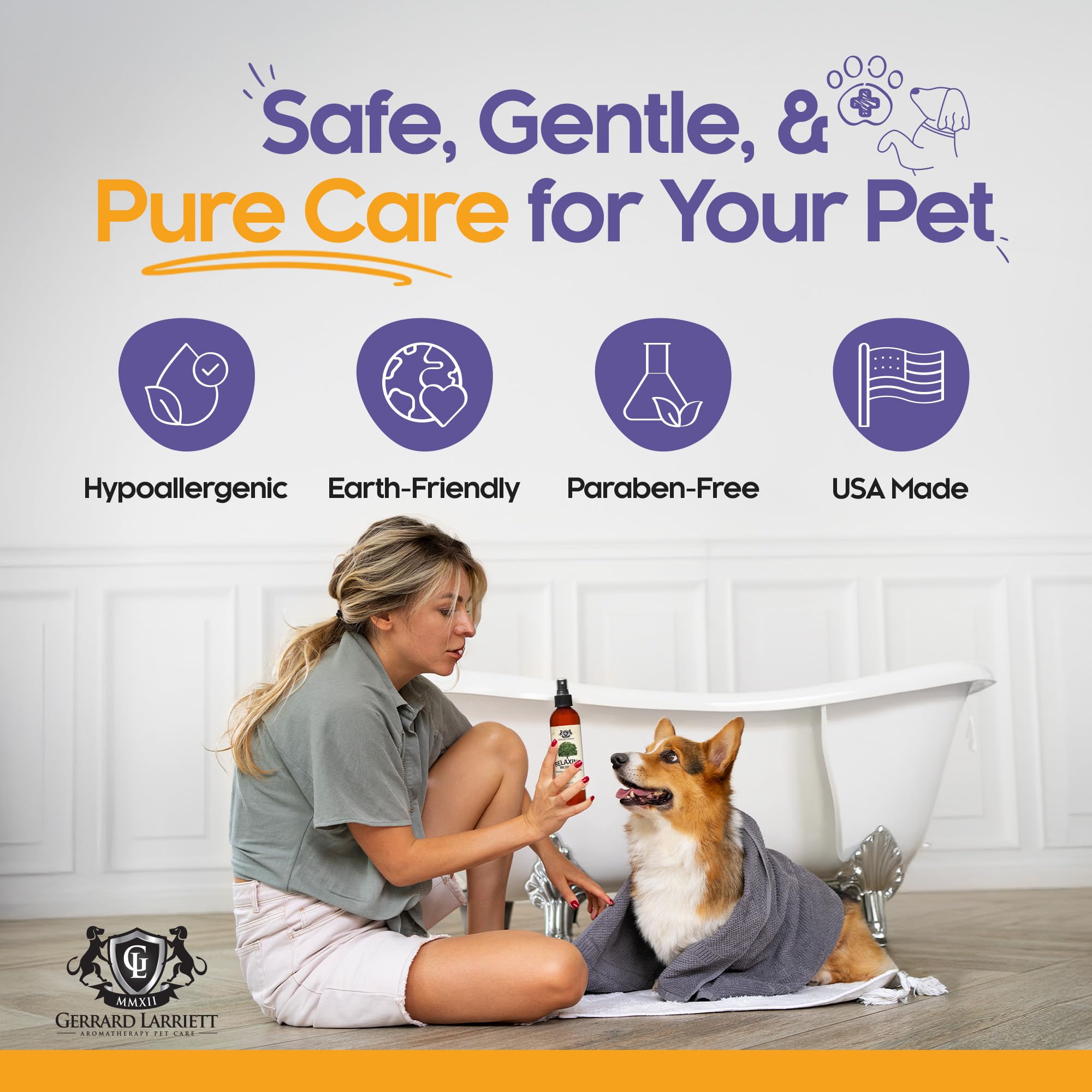 Gerrard Larriett Wildwoods spray adds softness and manageability to coat
