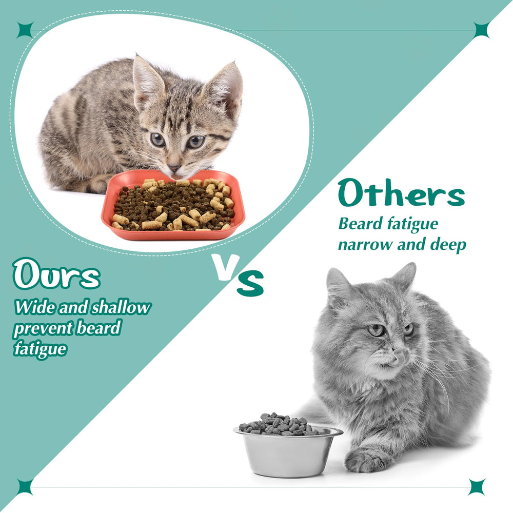 Gerrii cat bowl dishwasher-safe and microwave-safe for easy cleaning