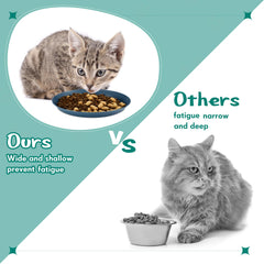 Gerrii small pet bowls for stray cats and ferrets at feeding time