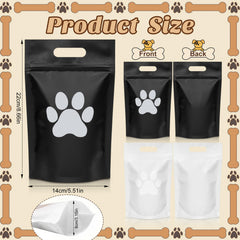 Gersoniel dog party bags with paw window are great for events.