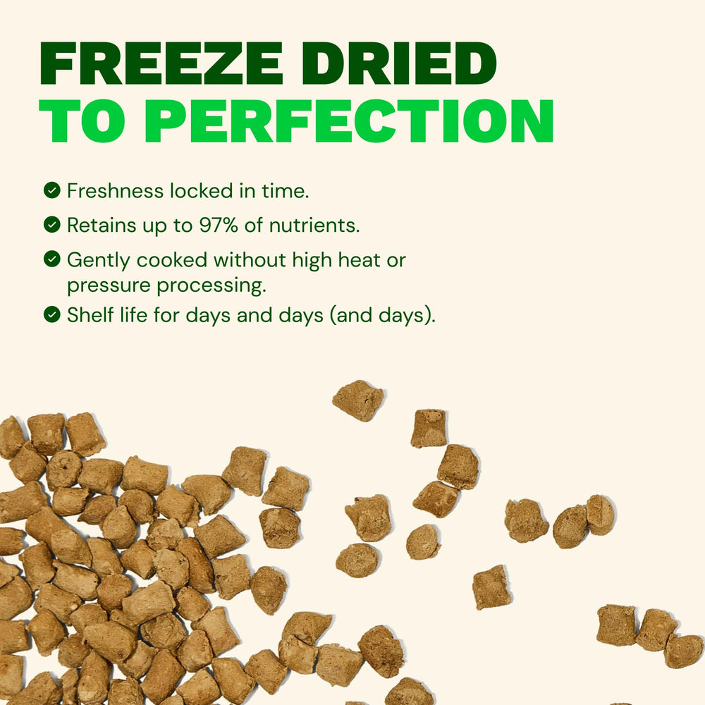 Get Joy Grain-free dog food ingredients with USDA beef and organ meats.
