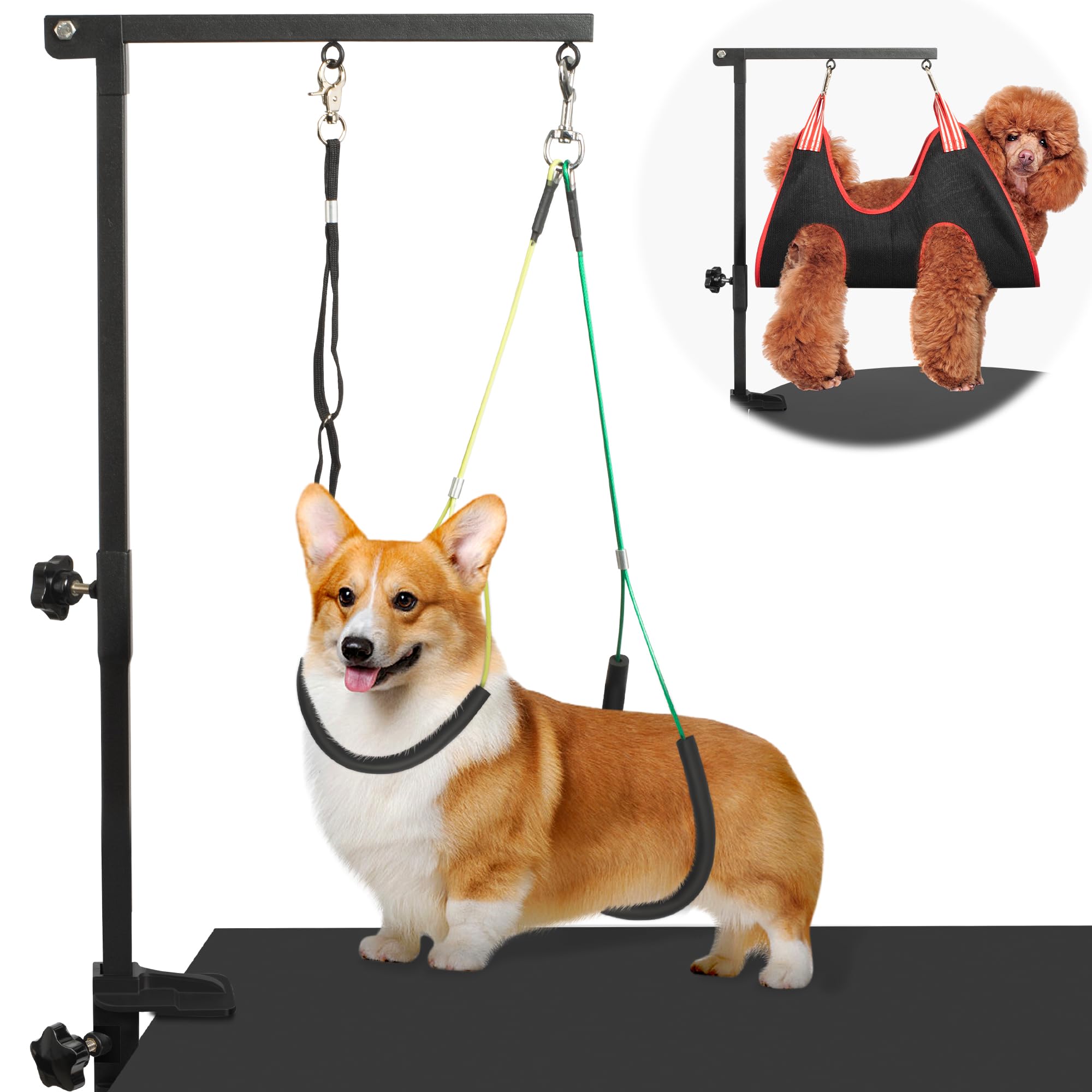 getlstub dog grooming arm extendable height for versatile at-home grooming
