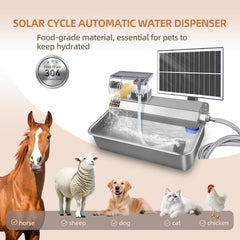 GEVINFA solar-powered operation illustrates off-grid water supply for outdoors