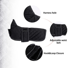 Geyecete adjustable-bands dachshund-coat quick fastening for secure fit