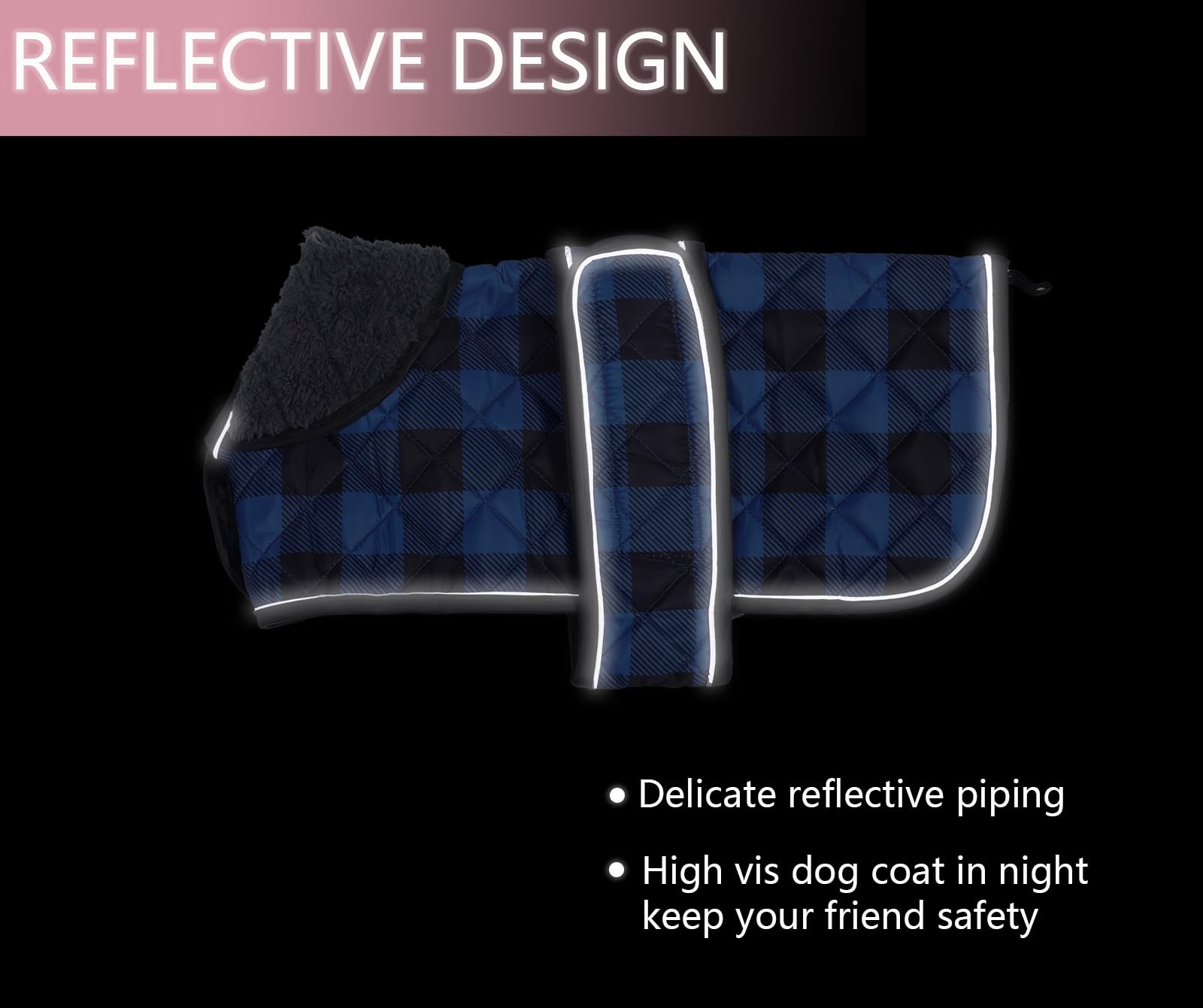 Geyecete dachshund coat adjustable straps ensure a secure, comfy fit.