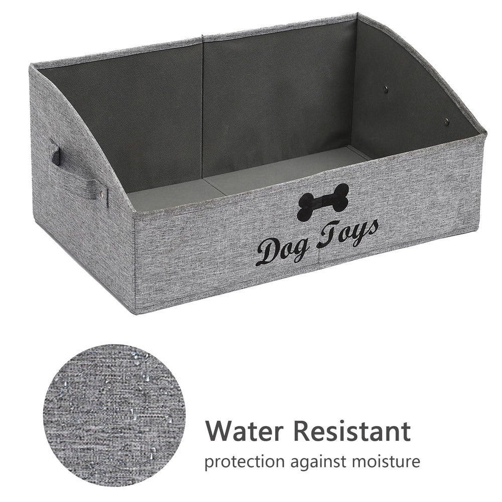 Geyecete dog toy bin inner MDF support keeps shape sturdy