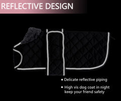 Geyecete fold-down-high-neck-wither-flap dachshund-coat shields wind during chilly walks