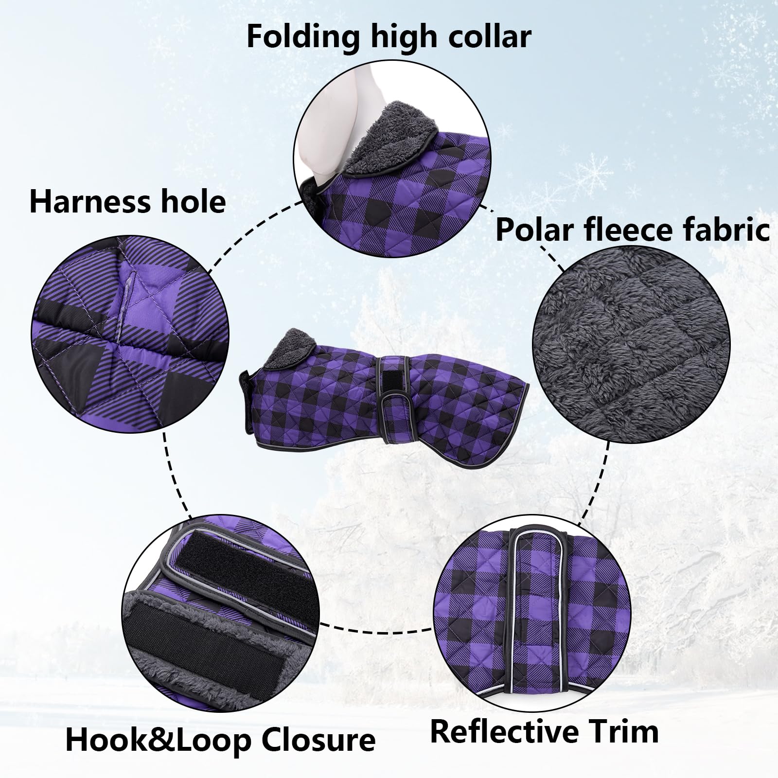 Geyecete greyhound coat plush lining close-up for cozy warmth