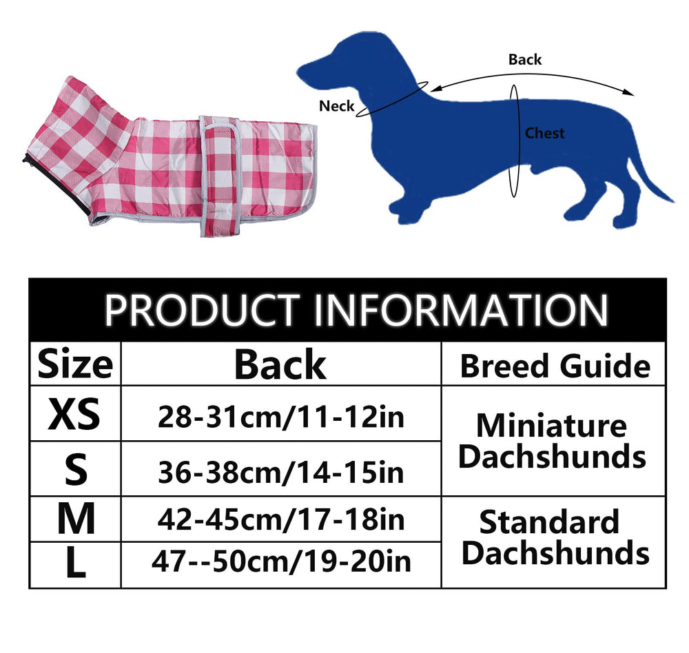 Geyecete grid dog coat highlights reflective piping for safer night walks
