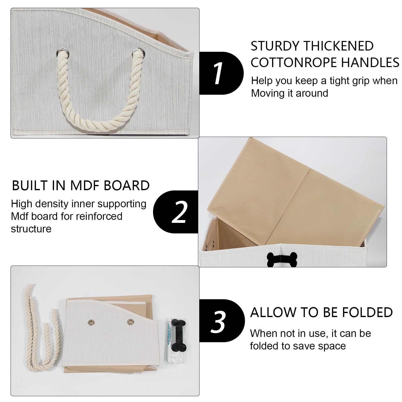 Geyecete organizer personalized with name sticker on dog bone icon for classifying pets