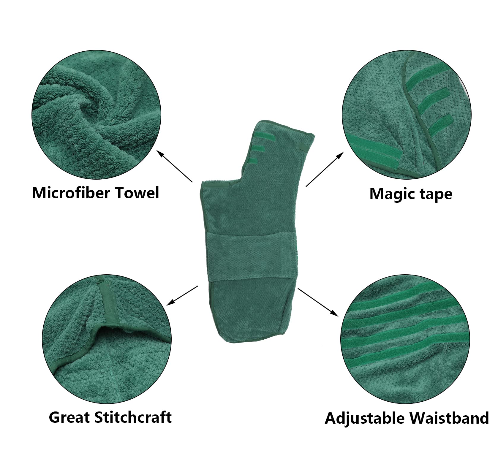 Geyecete Pineapple Grid in-use green dries mud and water after outdoor adventures.