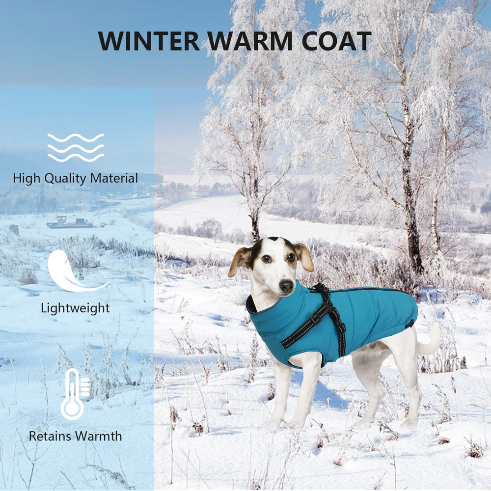 Geyecete Winter Warm Coat with reflective strip improves night visibility