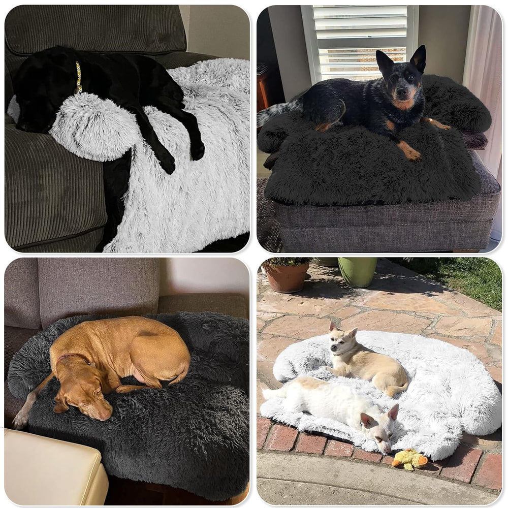 GGIB calming dog bed extra-large 53x39 option provides spacious lounging area.
