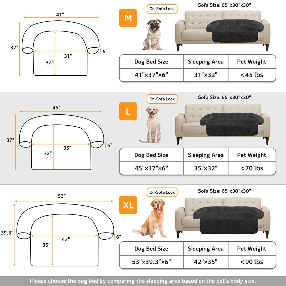 GGIB Calming Dog Bed non-slip bottom keeps it in place on floors.