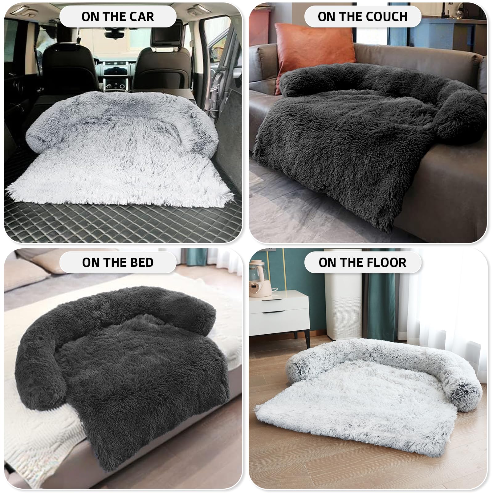 GGIB medium size bed in use on sofa, showcasing home-friendly design