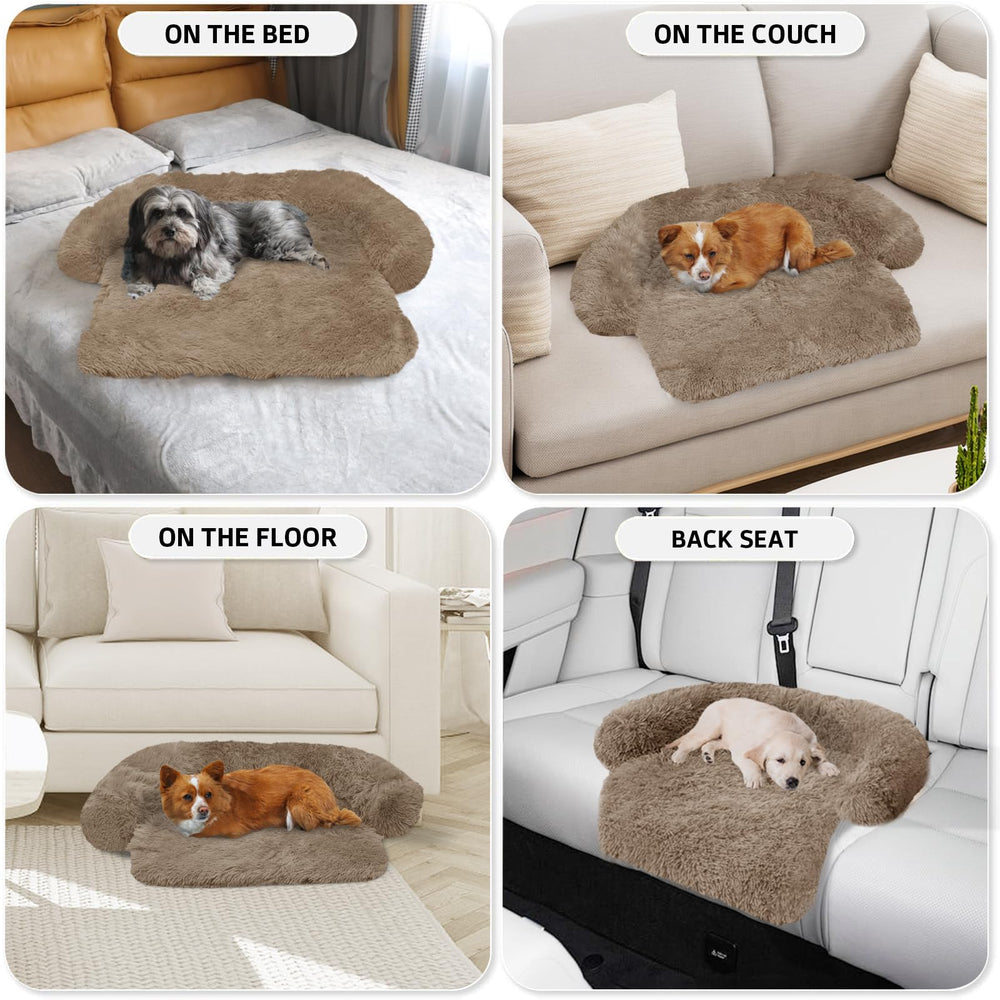 GGIB Calming Dog Bed travel-ready design folds or rolls for transport.