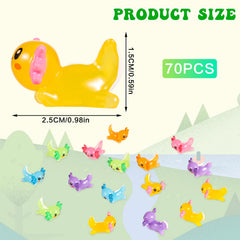 GGSTDDUP axolotl display in seven colors highlighting compact, cute resin figures.