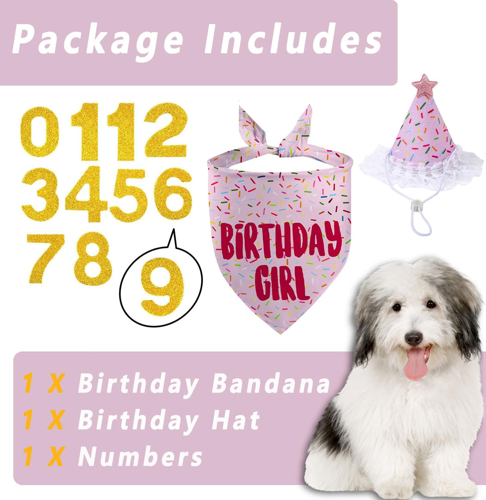 GHSJYO dog birthday hat in pink adds adorable party flair
