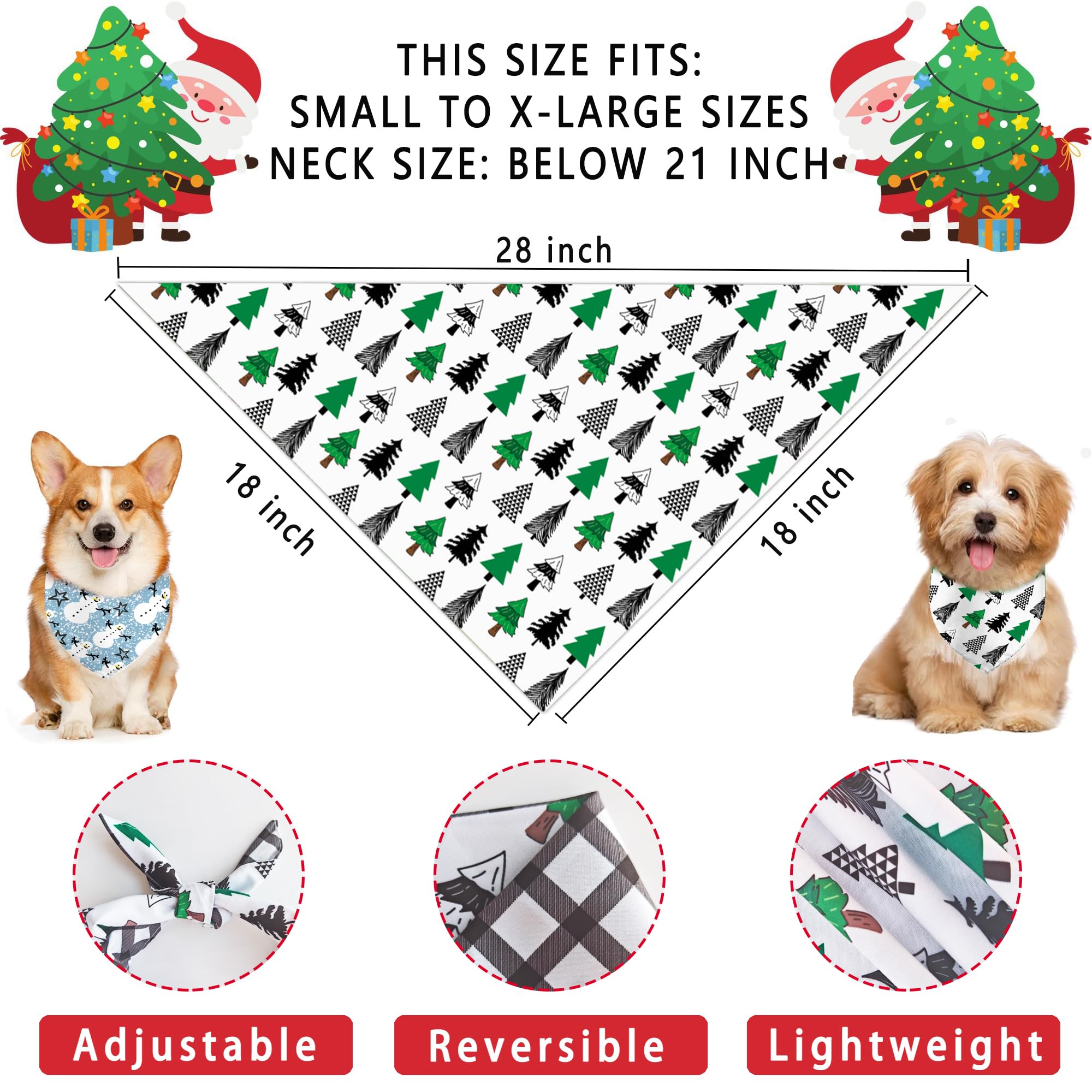 GHSJYO dog wearing bandana creates stylish holiday looks without compromising comfort.