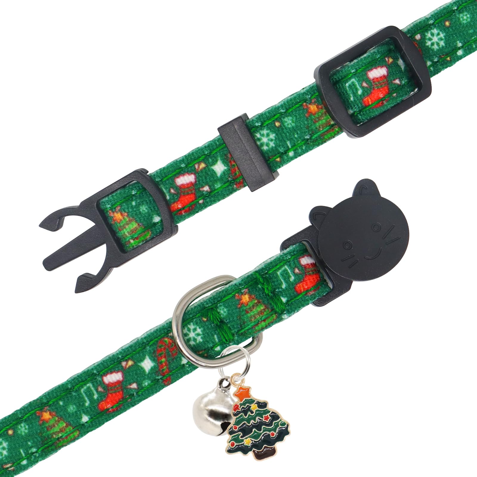 Giecooh cat collar bells jingling for easy location indoors and outdoors