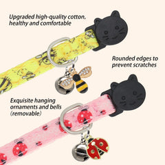 Giecooh cat collar breakaway with adjustable fit in action